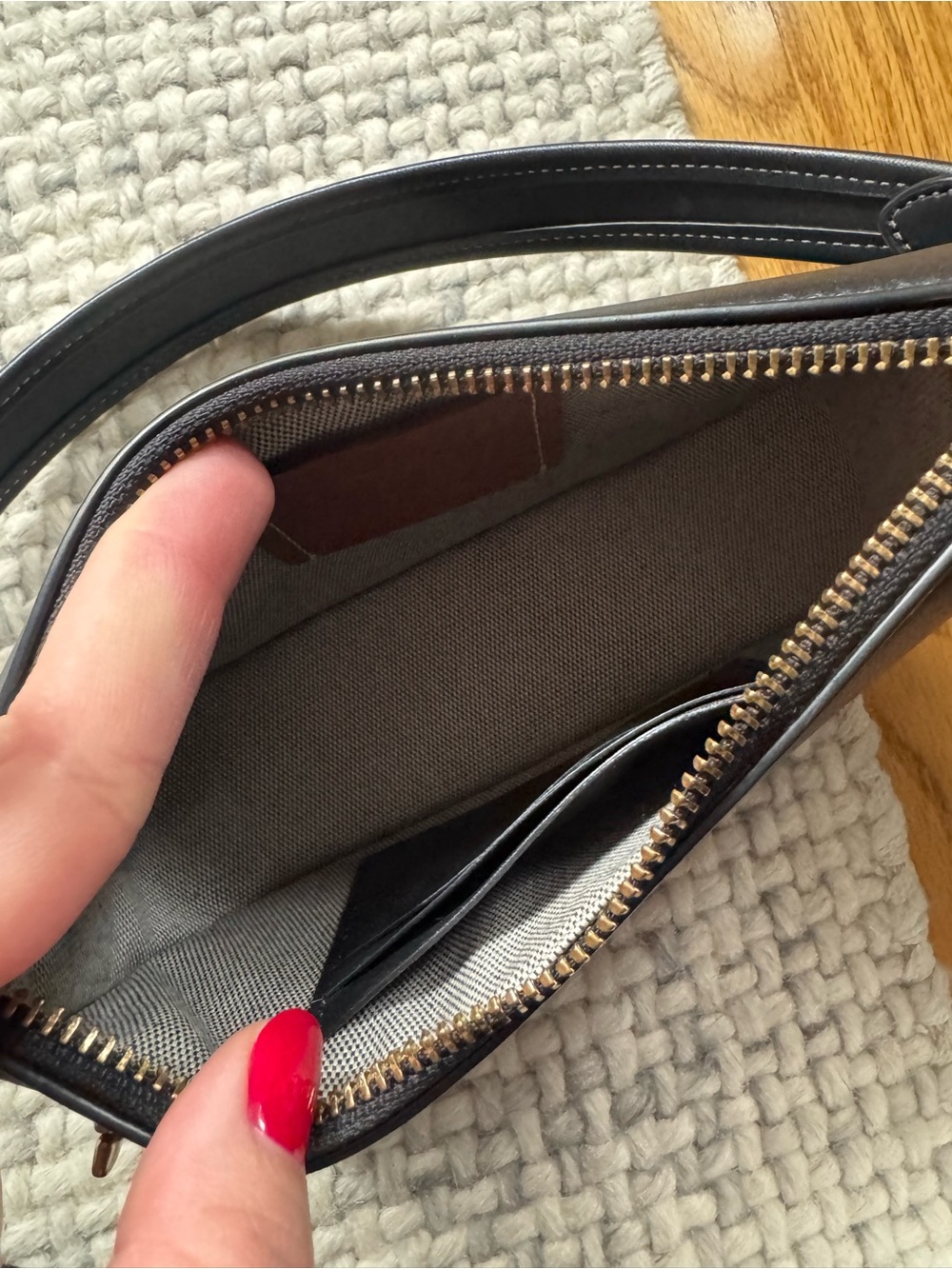 Coach The Swinger 20 Small Black Leather Shoulder Bag - Picture 8 of 8